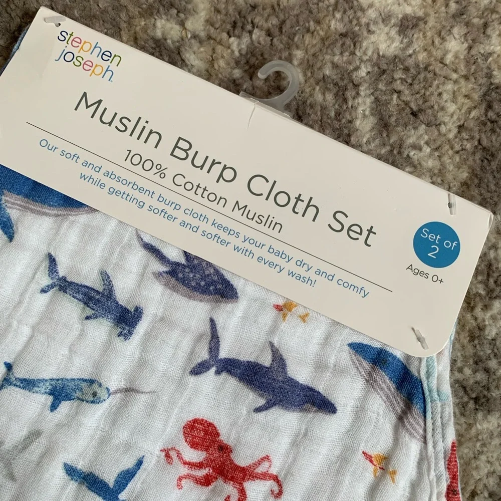 Stephen Joseph Muslim burp cloths